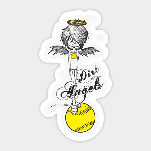 Angels of the Dirt Sticker by TandemUs